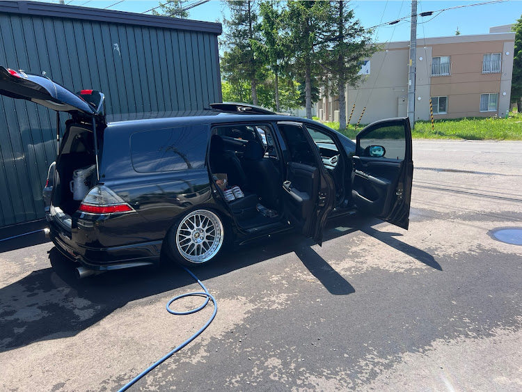 オデッセイの車高調整・ホイール交換・workVS・違法改造車取り締まり月間・６月もよろしくお願いしますに関するカスタム事例の投稿画像4枚目