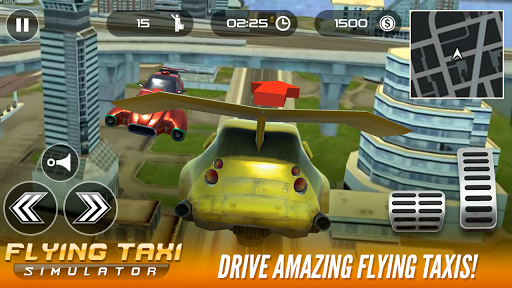 Flying taxi simulator