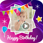 Cover Image of ダウンロード Happy Birthday Video Maker 1001 APK