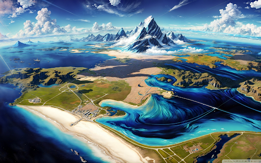 Magical Land from an Aerial View Preview 1