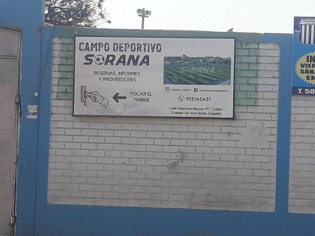 Opiniones de Campo Deportivo Sorana en Callao - Campo de fútbol