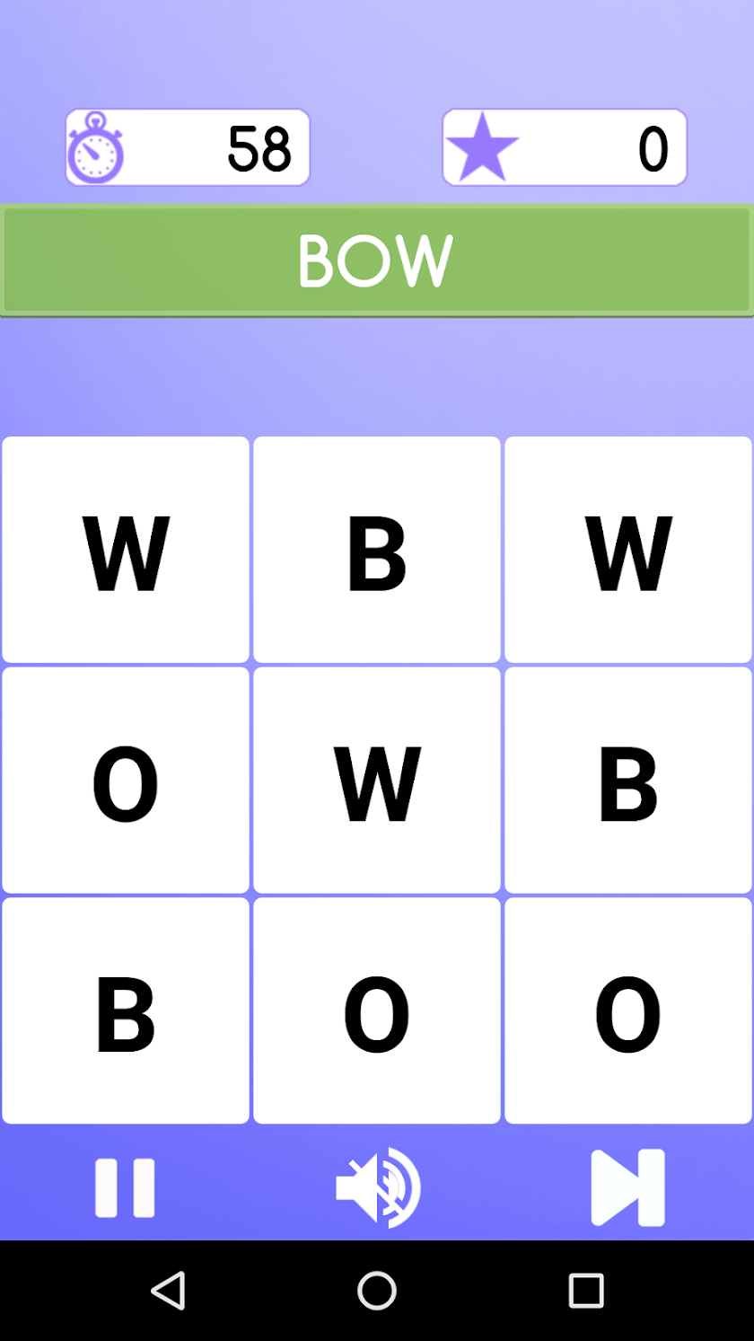 Cross Word Search Challenge Screen 2
