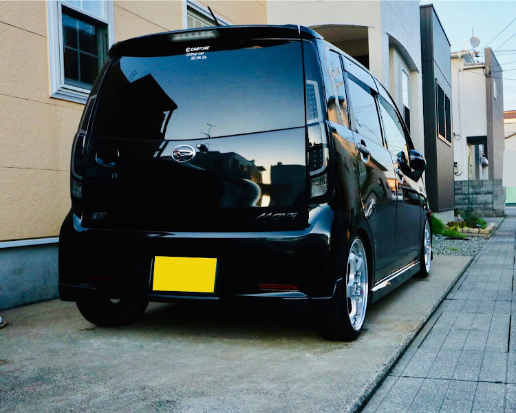 ムーヴカスタムの初洗車？・ステッカー・自慢に関するカスタム事例の投稿画像2枚目