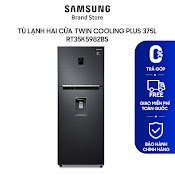 [Mã Elmall6 Giảm 6% Đơn 300K] Tủ Lạnh Hai Cửa Samsung Twin Cooling Plus 375L Rt35K5982Bs