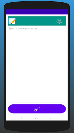 video recording with scrolling text