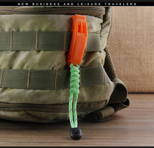 Title 8, Fire survival whistle for emergencies. Produces...