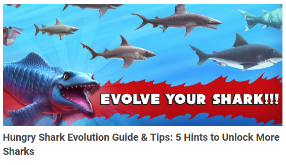 Guide Hungry Shark Evolution Screen 3