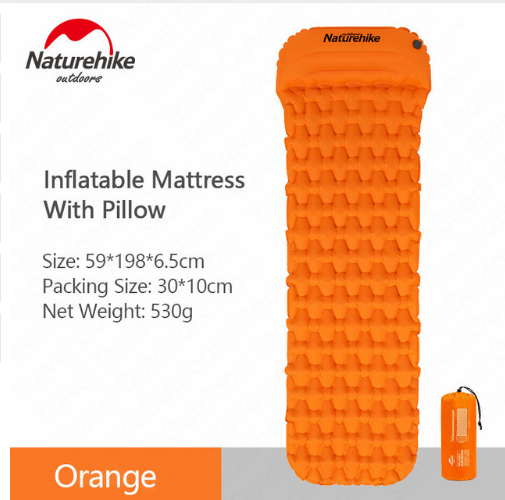 Matelas de camping confortable et durable pour des nuits paisibles en plein air. Facile à transporter et à gonfler, idéal pour vos aventures.