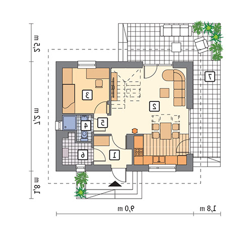 Trafna decyzja (etap I) - M245 - Rzut parteru