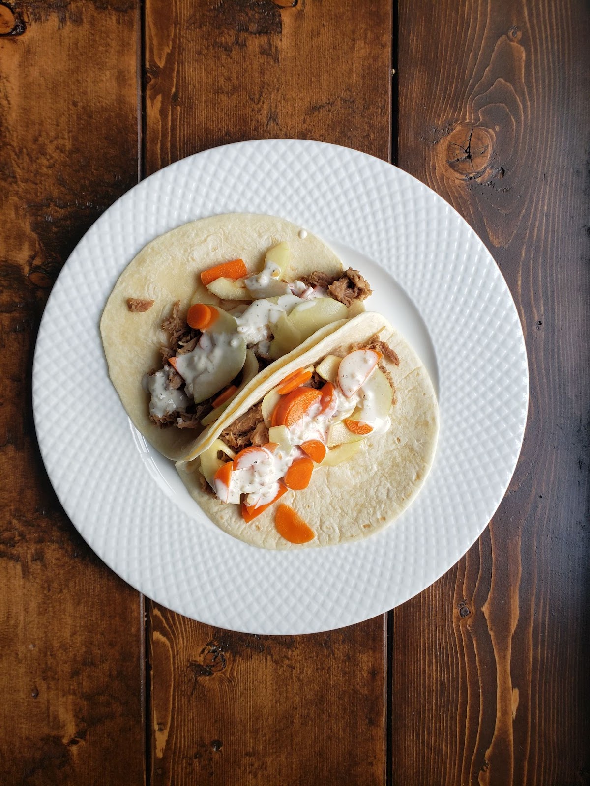 dinnerly pork banh mi tacos