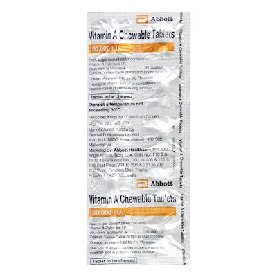 VITAMIN A CHEWABLE TAB 10'S