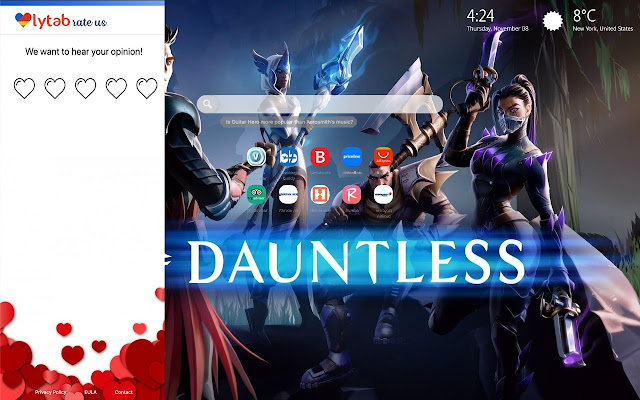 Dauntless Game New Tab Wallpaper HD