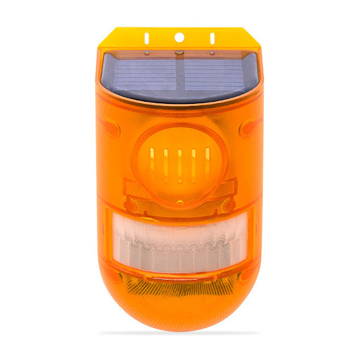 Title 3, Solar Alarm Light Outdoor Sound and Light Anti-...