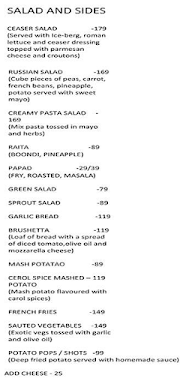 Club 24 Lounge & Pub menu 2