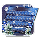 Herunterladen Lovely Winter Snowflakes Keyboard Installieren Sie Neueste APK Downloader