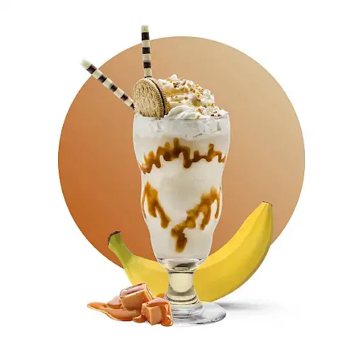 Banana Caramel Thick Shake