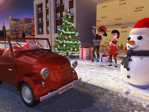 Christmas 3D Santa Car Parking