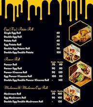 Zzai Kathi Rolls menu 1