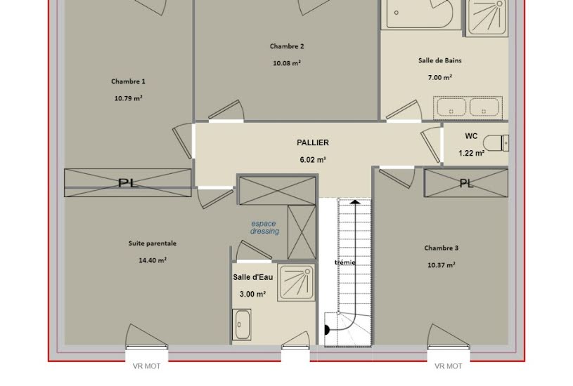  Vente Terrain + Maison - Terrain : 511m² - Maison : 115m² à Pecqueuse (91470) 