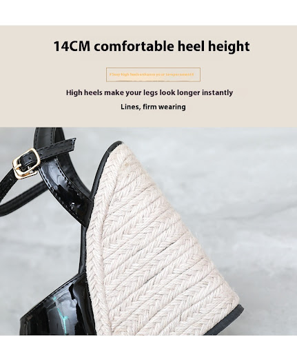 Title 22, Womens Fashion Super High Wedge Platform Ankle...