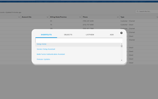 Salesforce Quick Shortcuts