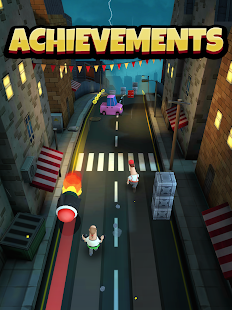 Overspin: Night Run - 3D double runner Screenshot