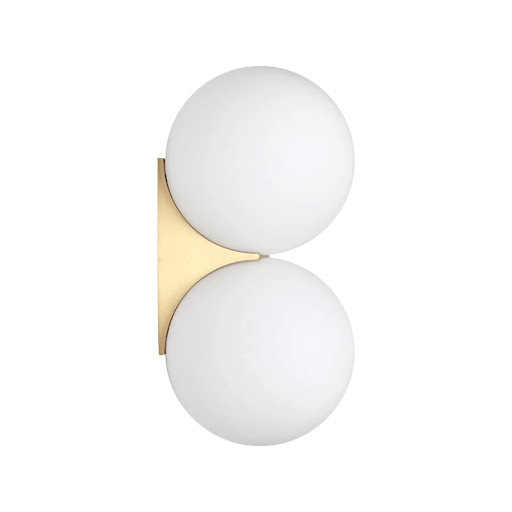 Title 5, Bedroom Bedside Lamp Simple Glass Ball Wall Lamp