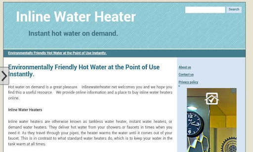 Inline Water Heater