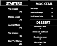 Yaara The Cafe menu 2