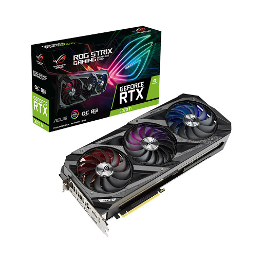 Card màn hình ASUS ROG Strix GeForce RTX 3070 Ti OC Edition 8GB GDDR6X 8GB GDDR6X (ROG-STRIX-RTX3070Ti-O8G-GAMING)