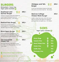 Better Burger menu 1