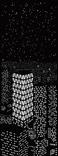 Title 1, Hollow Curtain Starry Sky New York London City ...