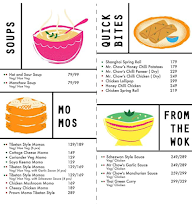 Speedy Chow menu 1