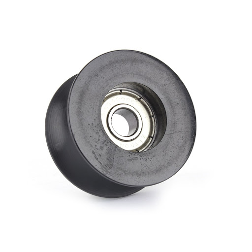 Title 4, U-Shaped Grooved Wheel Nylon Coated Plastic Coa...