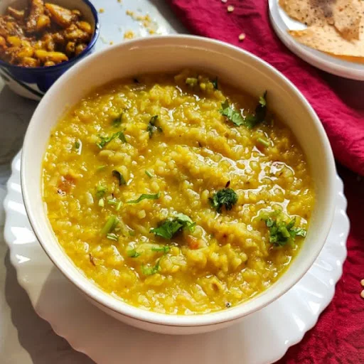 Mushroom Matar Khichdi