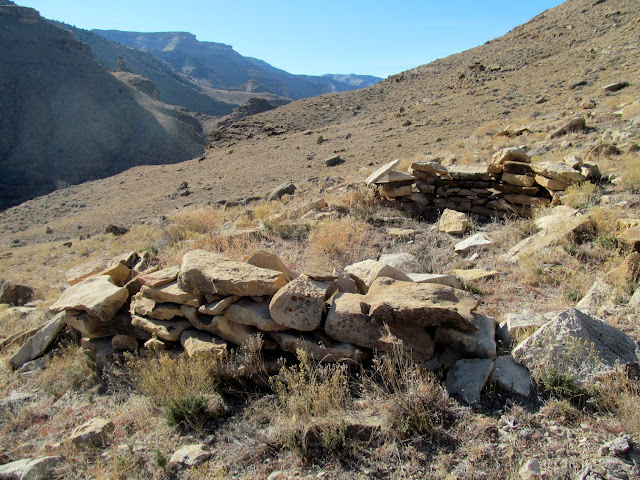 Ruins atop a butte