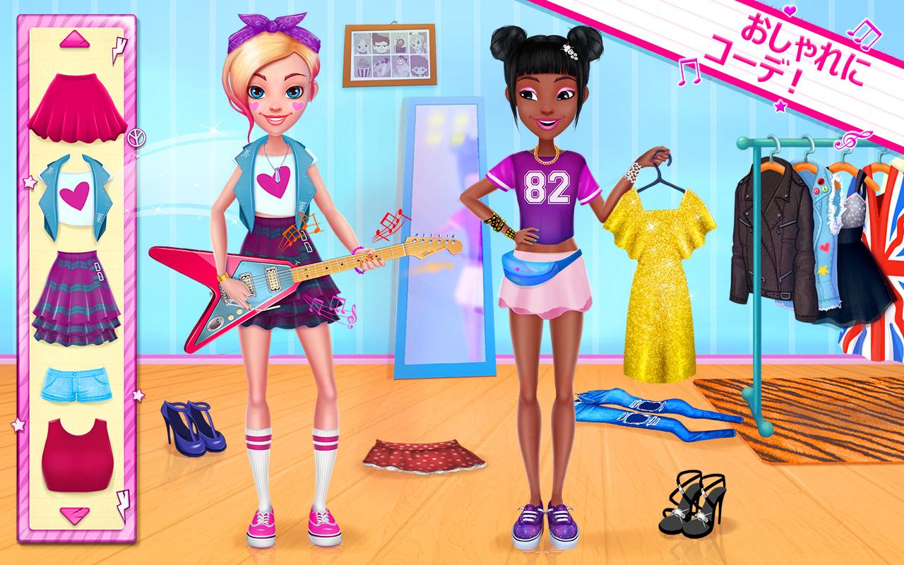 Android application Pop Girls - High School Band screenshort