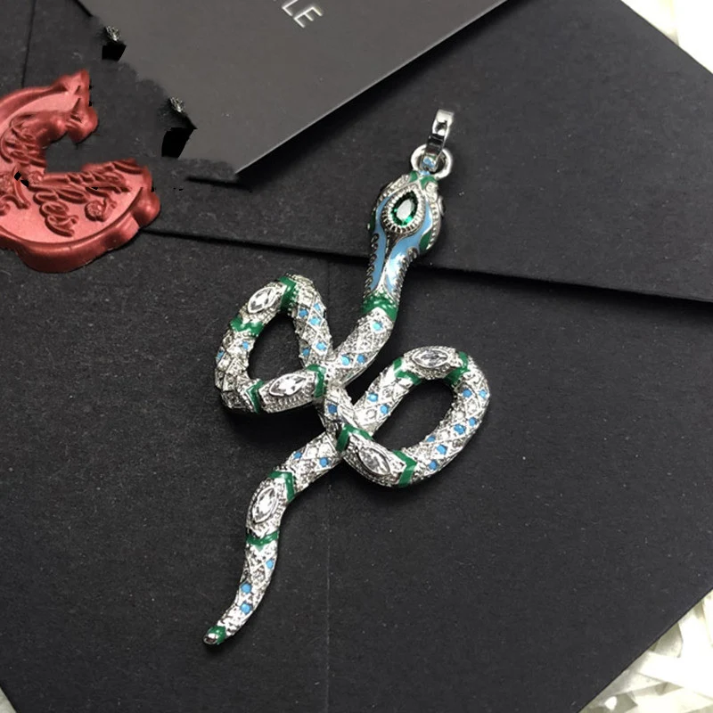 Title 3, Turquoise Snake Pendant Trendy Zodiac, a stylis...