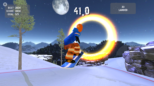 Screenshot Crazy Snowboard