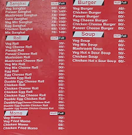 Avp Foods menu 1