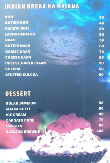 Hotel Sitai menu 