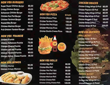 Bombay Burgers menu 