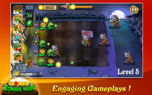 Screenshot Flower Zombie War