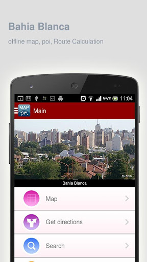 Bahia Blanca Map offline