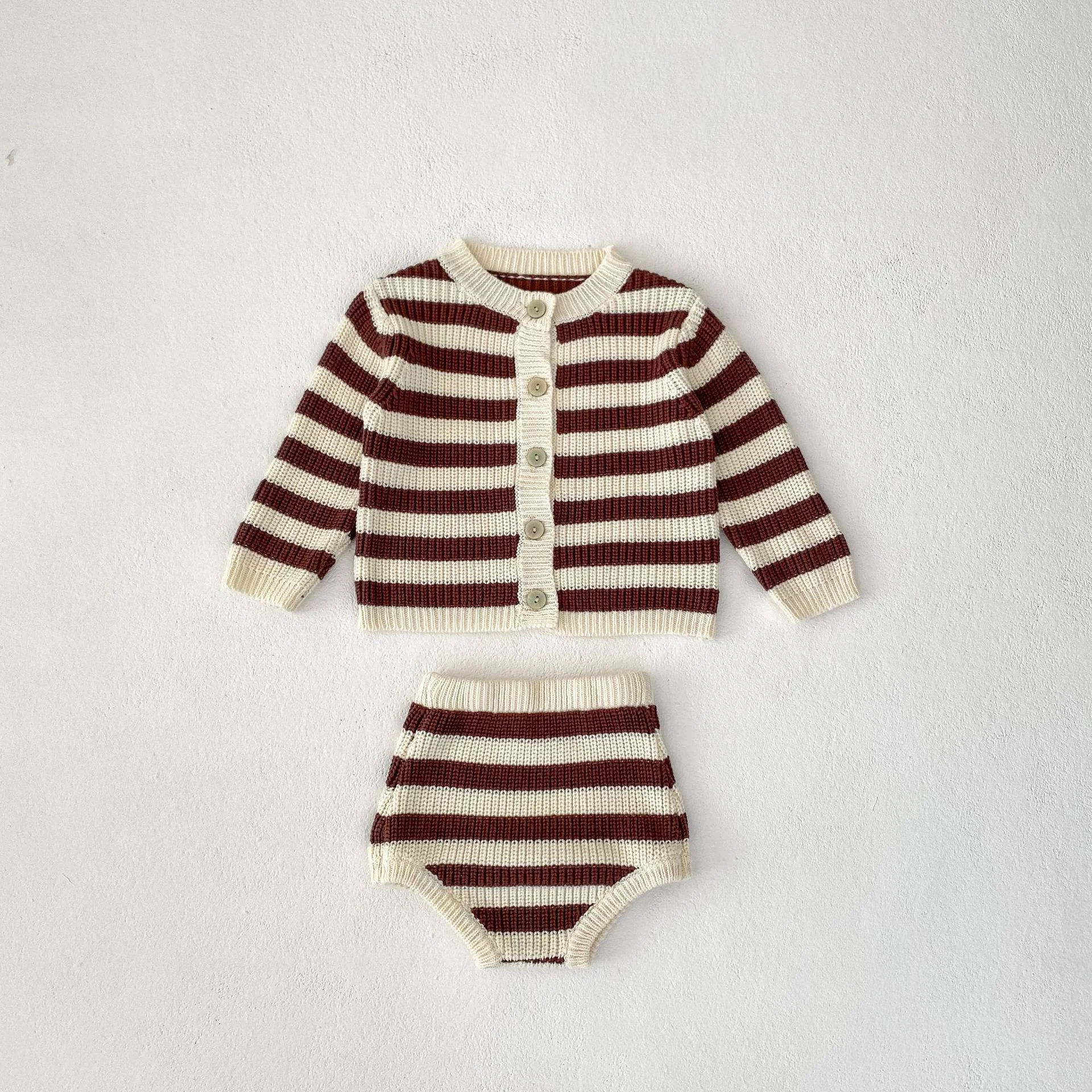 Title 19, Completo due pezzi in cotone per neonati, autun...