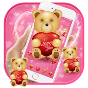 Cute Teddy Bear Love Theme  Icon