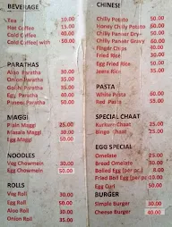 Bawa House menu 1