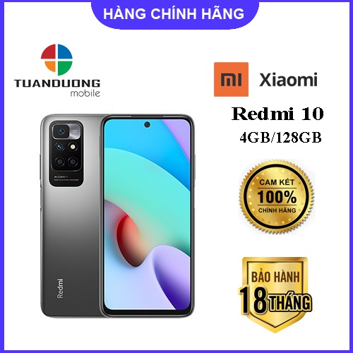 Điện Thoại Xiaomi Redmi 10 (4Gb/128Gb) - Chính Hãng