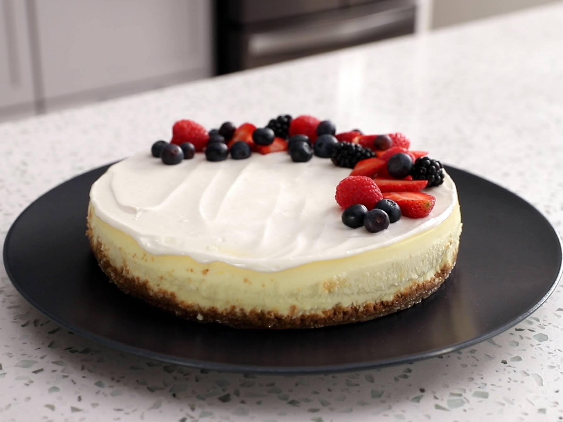 Cheesecake Recipe Using No Sour Cream / Rustic Cheesecake With Sour Cream Topping Bake To The Roots