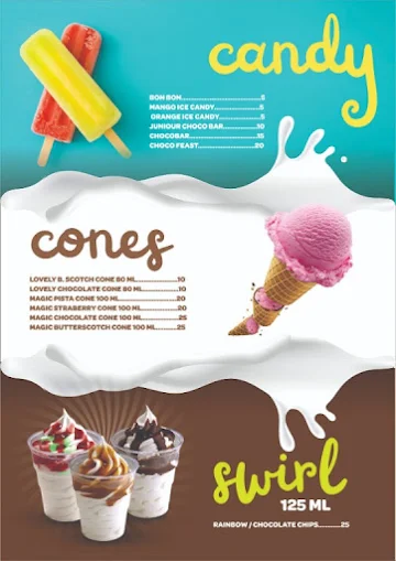 Kumar Ice Cream & Kulfi menu 